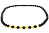 Load image into Gallery viewer, Genuine Baltic Amber Round Beads for Men / Unisex Beaded Necklace. MB025N
