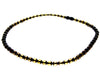 Load image into Gallery viewer, Genuine Baltic Amber Round Faceted Beads for Men / Unisex Beaded Necklace - FACNG18