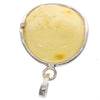 Load image into Gallery viewer, 925 Sterling Silver &amp; Genuine Lemon Baltic Amber Exlusive Unique Pendant - PD2051