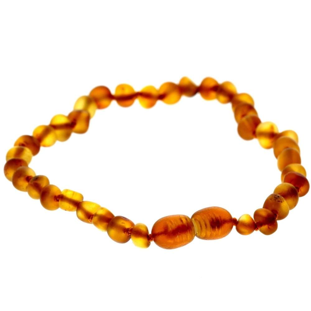 Beautiful RAW Baroque Bracelets & Anklets in Cognac & Mix colours - Various Sizes - BRAW