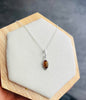Load image into Gallery viewer, 925 Sterling Silver &amp; Genuine Baltic Amber Classic Oval Pendant K354