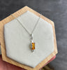 Load image into Gallery viewer, 925 Sterling Silver &amp; Genuine Baltic Amber Classic Heart Pendant K247