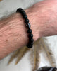 Load image into Gallery viewer, Genuine Baltic Amber Adjustable Beaded Bracelet for Men - MB008