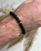 Genuine Baltic Amber Adjustable Beaded Bracelet for Men - MB009